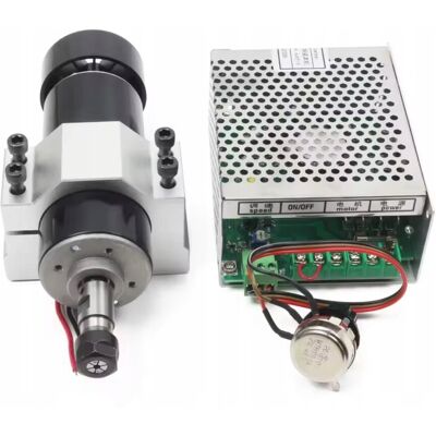 Inny producent WRZECIONO CNC 500 W ER11 DC Zestaw Silnik z Regulatorem Uchwyt 52 mm Inny producent WRZECIONO CNC 500 W ER11 DC Zestaw Silnik z Regulatorem Uchwyt 52 mm