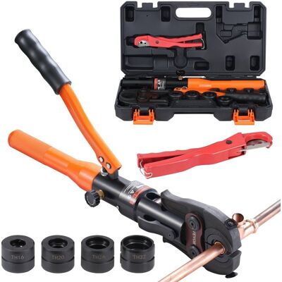 Vevor ZACISKARKA DO RUR Do Hydrauliczna Głowica Obrotowa 360 Matryce TH16 TH32 Vevor ZACISKARKA DO RUR Do Hydrauliczna Głowica Obrotowa 360 Matryce TH16 TH32