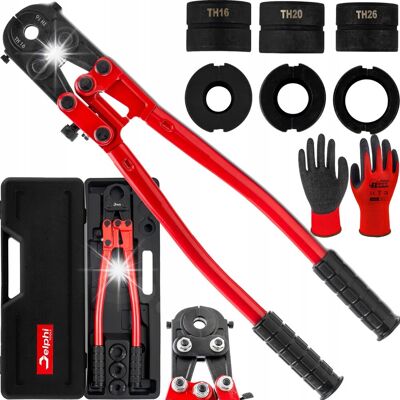 Inny producent ZACISKARKA DO RUR PEX PRASKA HYDRAULICZNA 16-26mm PRASA SZCZYPCE ZACISKOWE Inny producent ZACISKARKA DO RUR PEX PRASKA HYDRAULICZNA 16-26mm PRASA SZCZYPCE ZACISKOWE