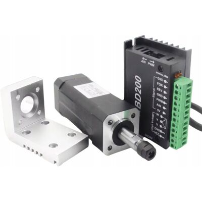 CupCup.pl ZESTAW CNC SILNIK BEZSZCZOTKOWY Wrzeciono BLDC 104 W 24V ER8 Sterownik CupCup.pl ZESTAW CNC SILNIK BEZSZCZOTKOWY Wrzeciono BLDC 104 W 24V ER8 Sterownik