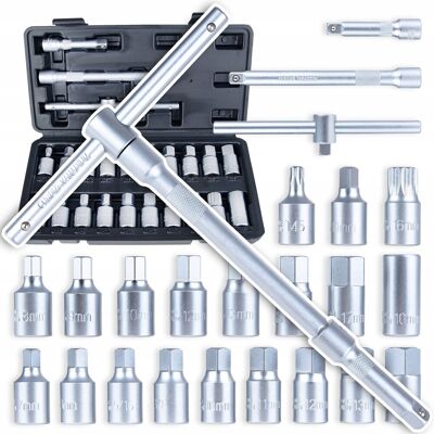 ZESTAW KLUCZY DO KORKÓW OLEJU 23 ELEMENTY STAL CRV HEX TORX G02712 GEKO ZESTAW KLUCZY DO KORKÓW OLEJU 23 ELEMENTY STAL CRV HEX TORX G02712 GEKO