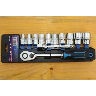 Boni-shop Zestaw kluczy nasadowych 1/2 cala 10-24mm z grzechotką 60 zębów Boni-shop Zestaw kluczy nasadowych 1/2 cala 10-24mm z grzechotką 60 zębów