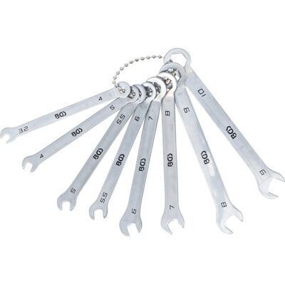 BGS Technic Zestaw kluczy płasko-oczkowych wersja mini 4-10mm 8 szt. (8646) BGS BGS Technic Zestaw kluczy płasko-oczkowych wersja mini 4-10mm 8 szt. (8646) BGS