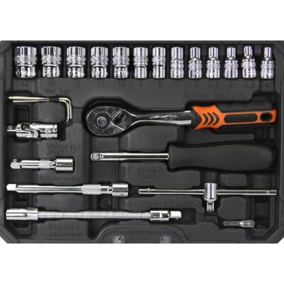 ZESTAW KOMPLET KLUCZE NASADOWE 1/4'' 46el CRV NASADKI TORX BITY BJC PREMIUM ZESTAW KOMPLET KLUCZE NASADOWE 1/4'' 46el CRV NASADKI TORX BITY BJC PREMIUM
