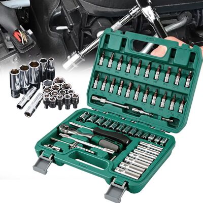 ZREE ZESTAW NARZĘDZI 53 SZT, KLUCZE GRZECHOTKOWE I BITY TORX W WALIZCE ZREE ZESTAW NARZĘDZI 53 SZT, KLUCZE GRZECHOTKOWE I BITY TORX W WALIZCE