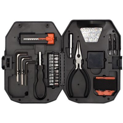 HelloShop Zestaw narzędzi Smart DIY, czarny/czerwony 2 HelloShop Zestaw narzędzi Smart DIY, czarny/czerwony 2