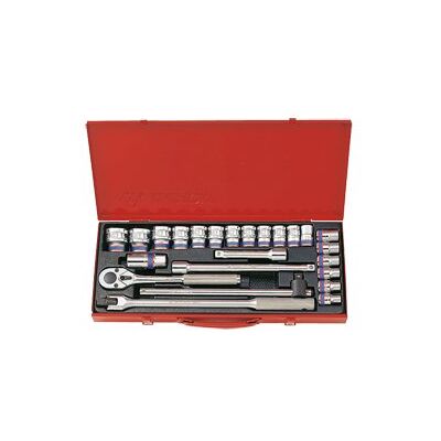 Zestaw nasadek KING TONY 4526MR, 1/2'', 6-kątne, 10-32 mm Zestaw nasadek KING TONY 4526MR, 1/2'', 6-kątne, 10-32 mm