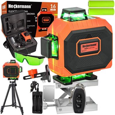 Heckermann - 4DH - 16 linii - Poziomica laserowa Heckermann - 4DH - 16 linii - Poziomica laserowa