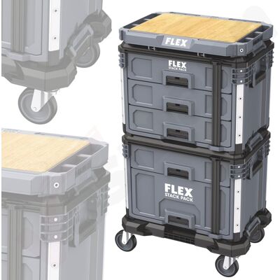 ZESTAW SKRZYNI TRANSPORTOWYCH DO PRZECHOWYWANIA FLEX TKL SP SET 2 STACKPACK ZESTAW SKRZYNI TRANSPORTOWYCH DO PRZECHOWYWANIA FLEX TKL SP SET 2 STACKPACK