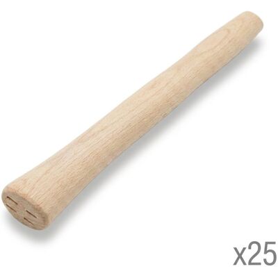 PEEWIT Zestaw x25 TRZONKÓW DREWNIANYCH do młotka 26 cm rękojeść UNIWERSALNY UCHWYT PEEWIT Zestaw x25 TRZONKÓW DREWNIANYCH do młotka 26 cm rękojeść UNIWERSALNY UCHWYT