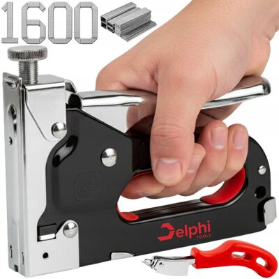 Delphi ZSZYWACZ TAPICERSKI TAKER GWOŹDZIARKA DO ZSZYWEK 4-14mm ZSZYWKI 1600szt. Delphi ZSZYWACZ TAPICERSKI TAKER GWOŹDZIARKA DO ZSZYWEK 4-14mm ZSZYWKI 1600szt.