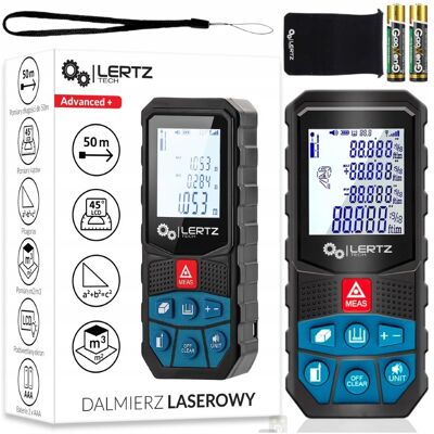 LERTZ Dalmierz Laserowy >50m< Kątomierz Cyfrowy Miernik Poziomica Laserowa Miarka LERTZ Dalmierz Laserowy >50m< Kątomierz Cyfrowy Miernik Poziomica Laserowa Miarka