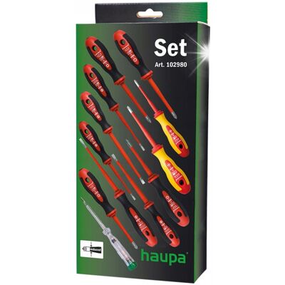 HAUPA 102980 Zestaw śrubokrętów VDE Slim Plus HAUPA 102980 Zestaw śrubokrętów VDE Slim Plus