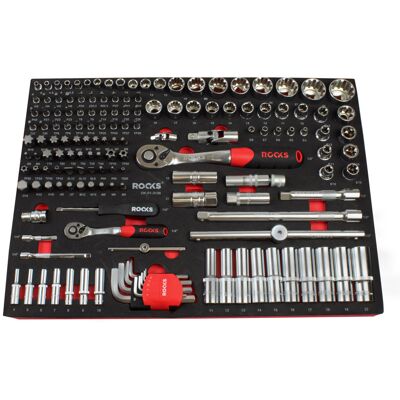 Modułowy Zestaw Narzędziowy Rooks Strong Garage 1/2 1/4 155 Elementów Ok-01.3136 Modułowy Zestaw Narzędziowy Rooks Strong Garage 1/2 1/4 155 Elementów Ok-01.3136