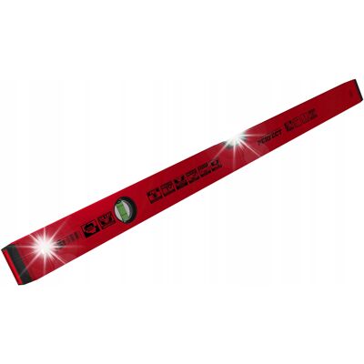 Poziomica aluminiowa czerwona libella STALCO 0,5 m 50cm Poziomica aluminiowa czerwona libella STALCO 0,5 m 50cm