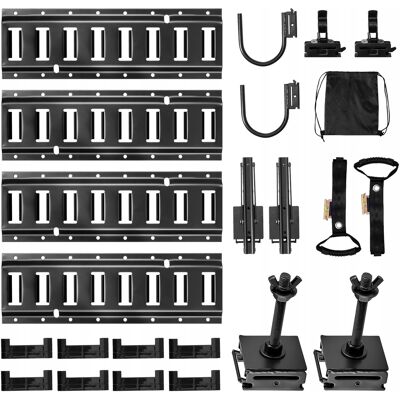 Vevor ZESTAW SZYN MOCUJĄCYCH E-Track 4 szt 0.4 m z Hakami Uchwytami 8 Kotwic Vevor ZESTAW SZYN MOCUJĄCYCH E-Track 4 szt 0.4 m z Hakami Uchwytami 8 Kotwic