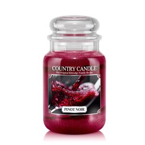 Country Candle, Pinot Noir, świeca zapachowa, duży słoik, 2 knoty