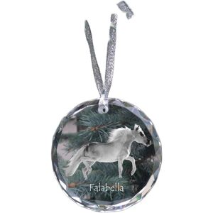 Falabella - kryształowa bombka ze zdjęciem, zdjęcia konia w krysztale, personalizowana zawieszka na choinkę marki Art-Dog Falabella - kryształowa bombka ze zdjęciem, zdjęcia konia w krysztale, personalizowana zawieszka na choinkę marki Art-Dog