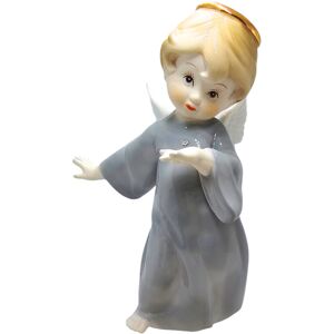 ART Figurka Aniołek Porcelana Szary 19Cm 2497D ART Figurka Aniołek Porcelana Szary 19Cm 2497D