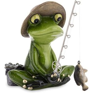ART Figurka Żaba Wędkarz Rybak Na Prezent ART Figurka Żaba Wędkarz Rybak Na Prezent