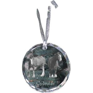 Kryształowa Bombka Z Personalizowanym Zdjęciem Konia Clydesdale Art-Dog Kryształowa Bombka Z Personalizowanym Zdjęciem Konia Clydesdale Art-Dog