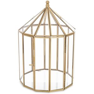 ART Lampion Metalowy Latarnia Antyk Postarzane Złoto ART Lampion Metalowy Latarnia Antyk Postarzane Złoto