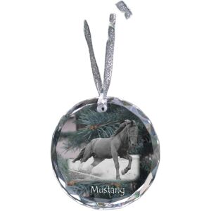 Mustang - kryształowa bombka ze zdjęciem, zdjęcia konia w krysztale, personalizowana zawieszka na choinkę marki Art-Dog Mustang - kryształowa bombka ze zdjęciem, zdjęcia konia w krysztale, personalizowana zawieszka na choinkę marki Art-Dog