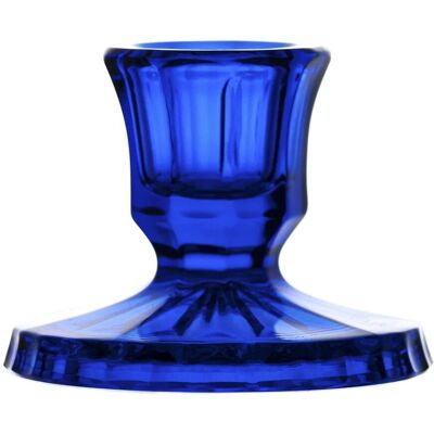 Crystal Julia Małe świeczniki kryształowe 2 szuki niebieskie 6 cm Crystal Julia Małe świeczniki kryształowe 2 szuki niebieskie 6 cm