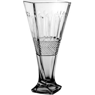Crystal Julia Wazon kryształowy szlif francuski 28 cm Crystal Julia Wazon kryształowy szlif francuski 28 cm