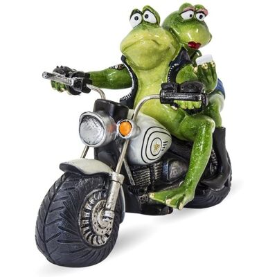 Figurka ART-POL Żaba para motocyklistów, 19x24x14,5 cm Figurka ART-POL Żaba para motocyklistów, 19x24x14,5 cm