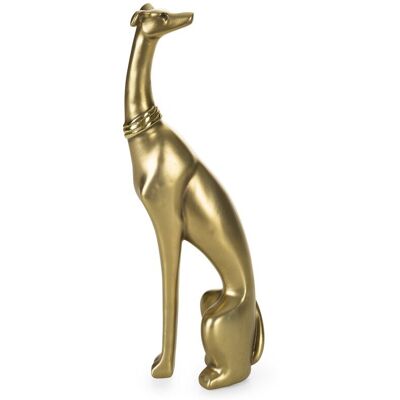 Figurka dekoracyjna Dog 01 13x7x36 Pies złota Eurofirany Figurka dekoracyjna Dog 01 13x7x36 Pies złota Eurofirany