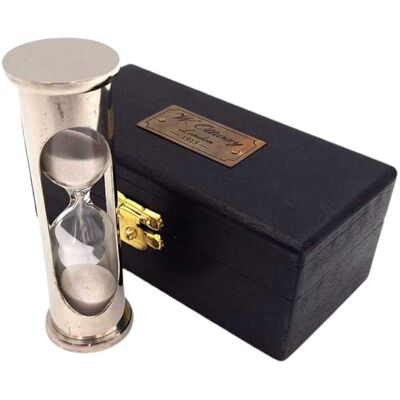 GiftDeco Klepsydra mosiężna w pudełku drewnianym GiftDeco Klepsydra mosiężna w pudełku drewnianym