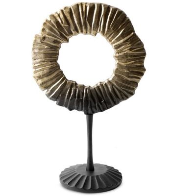 Eurofirany Nowoczesna Figurka Z Metalu Kelsi 31X50 Czarna + Złota Eurofirany Nowoczesna Figurka Z Metalu Kelsi 31X50 Czarna + Złota