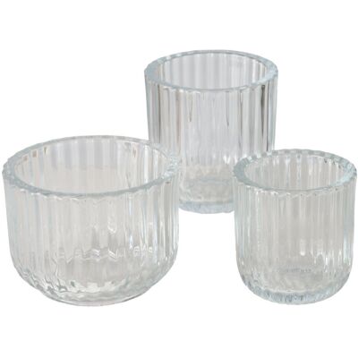 Boltze Słoiczki Na Tealighty Sikel, 3 Szt. Ø 7-10 Cm Boltze Słoiczki Na Tealighty Sikel, 3 Szt. Ø 7-10 Cm
