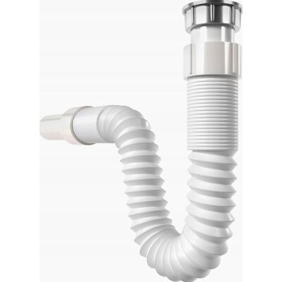Inny producent SYFON ELASTYCZNY 32MM ODPŁYW 320-880MM WĄŻ ŁAZIENKOWY RURA UMYWALKOWY BIAŁY Inny producent SYFON ELASTYCZNY 32MM ODPŁYW 320-880MM WĄŻ ŁAZIENKOWY RURA UMYWALKOWY BIAŁY