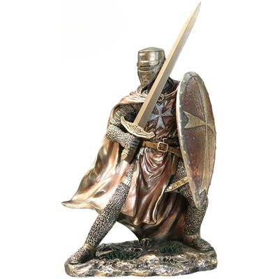 Veronese TEMPLARIUSZ Z MIECZEM I TARCZĄ FIGURKA DLA PASJONATÓW HISTORII Veronese TEMPLARIUSZ Z MIECZEM I TARCZĄ FIGURKA DLA PASJONATÓW HISTORII