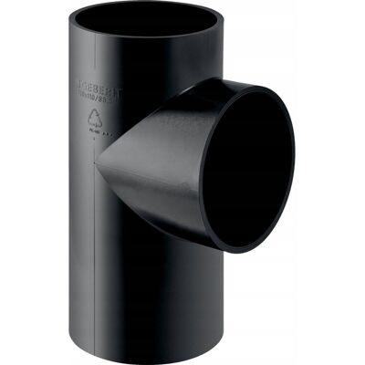 Geberit Trójnik PEHD 315x160/88.5 prosty, kolor czarny (kanalizacja HDPE) Geberit Trójnik PEHD 315x160/88.5 prosty, kolor czarny (kanalizacja HDPE)