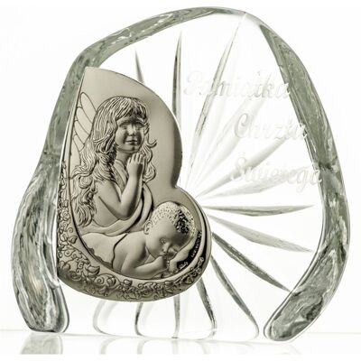 Crystal Julia statuetka pamiątka chrztu świętego 04198JULIA Crystal Julia statuetka pamiątka chrztu świętego 04198JULIA