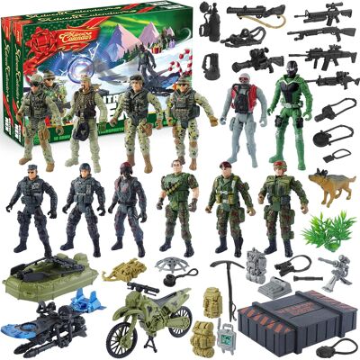 Joyin Kalendarz Adwentowy Dla Dzieci 24 Dni Z Wojskowymi Figurkami Joyin Kalendarz Adwentowy Dla Dzieci 24 Dni Z Wojskowymi Figurkami