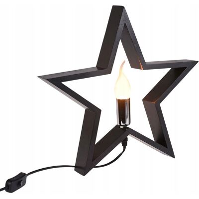 Home Styling Collection Lampka GWIAZDA stołowa na komodę stół stolik świąteczna świecąca świetlna Home Styling Collection Lampka GWIAZDA stołowa na komodę stół stolik świąteczna świecąca świetlna