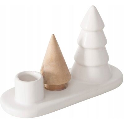 Boltze ŚWIECZNIK Z PORCELANY I KAMIENIA DO ŚWIECY 13X5X9 CM BIAŁY Boltze ŚWIECZNIK Z PORCELANY I KAMIENIA DO ŚWIECY 13X5X9 CM BIAŁY