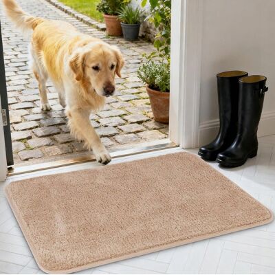 Inny producent Wycieraczka 60x90cm Beżowa Mata Chłonna Antypoślizgowa Do Domu Biura Inny producent Wycieraczka 60x90cm Beżowa Mata Chłonna Antypoślizgowa Do Domu Biura