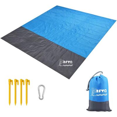 Inny producent Zfyq Dywan Plażowy, Koc Piknikowy, Wodoszczelny, 210 X 200 Cm, Antypiaskowa, Z 4 Śledziami Na Piknik, Plażę, Podróże, Wędrówki, Kemping I Nie Tylko Inny producent Zfyq Dywan Plażowy, Koc Piknikowy, Wodoszczelny, 210 X 200 Cm, Antypiaskowa, Z 4 Śledziami Na Piknik, Plażę, Podróże, Wędrówki, Kemping I Nie Tylko