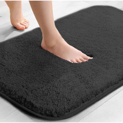 Inny producent Mata Łazienkowa 40x60cm Czarna Puchata Chłonna Dywanik Gruby Włos Inny producent Mata Łazienkowa 40x60cm Czarna Puchata Chłonna Dywanik Gruby Włos
