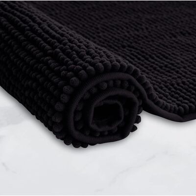 Inny producent Mata Łazienkowa Antypoślizgowa 50x80cm Czarna Miękka Chłonna Dywanik Inny producent Mata Łazienkowa Antypoślizgowa 50x80cm Czarna Miękka Chłonna Dywanik