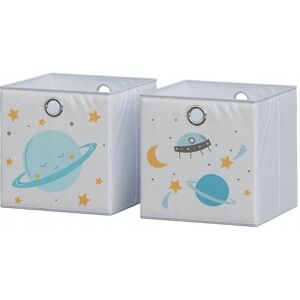 VICCO Składane Pudełko na Przechowywanie - Motyw Wszechświat - 30x30x30 cm VICCO Składane Pudełko na Przechowywanie - Motyw Wszechświat - 30x30x30 cm