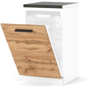 Hurtownia Mebli Szafka Kuchenna Front Do Zabudowy Zmywarki 45cm Blande Biały Dąb Wotan Hurtownia Mebli Szafka Kuchenna Front Do Zabudowy Zmywarki 45cm Blande Biały Dąb Wotan