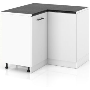 Hurtownia Mebli Szafka Kuchenna Stojąca Z Blatem Narożna 90x90cm Spremium Biały Mat Hurtownia Mebli Szafka Kuchenna Stojąca Z Blatem Narożna 90x90cm Spremium Biały Mat