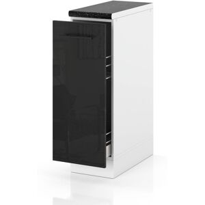 Hurtownia Mebli Szafka Kuchenna Stojąca Z Blatem Szafka Cargo 20cm Spremium Czarny Połysk Hurtownia Mebli Szafka Kuchenna Stojąca Z Blatem Szafka Cargo 20cm Spremium Czarny Połysk