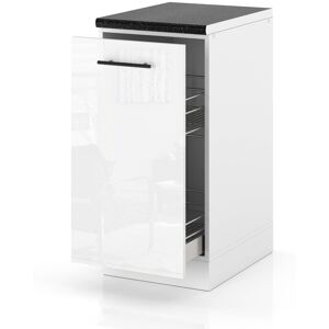 Hurtownia Mebli Szafka Kuchenna Stojąca Z Blatem Szafka Cargo 40cm Spremium Biały Połysk Hurtownia Mebli Szafka Kuchenna Stojąca Z Blatem Szafka Cargo 40cm Spremium Biały Połysk